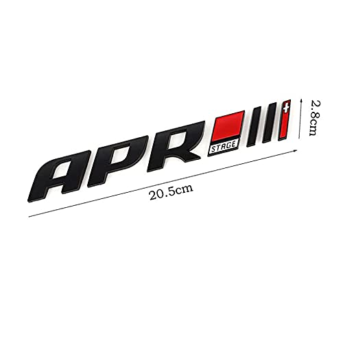JIUHE Insignia de Pegatinas de Coche Abdominales Calcomanía Emblema 3D APR Emblema de Etiqueta engomada del Coche de Metal for Volkswagen Golf R6 7 Scirocco R20 GTI Estilismo automático