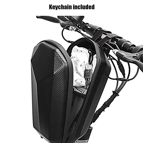 JKLJL Bolsa Bici,Bolsa Bicicleta Superior Impermeable de Carcasa Dura,Bolsa de Manillar,Adecuada para Bicicletas,Bicicletas de Equilibrio,etc,la Capacidad es de 4L,Negra.