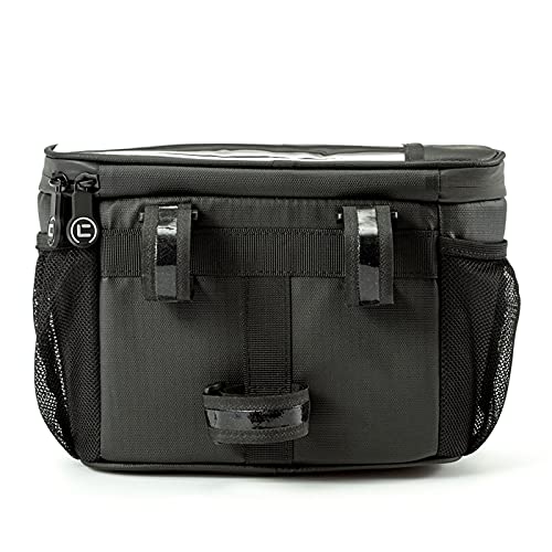 JKLJL Bolsa Bici,Bolsa Bicicleta,Bolsa de Manillar,Bolsa para Bicicleta de montaña Impermeable 4L,Accesorios para Ciclismo,Negro.