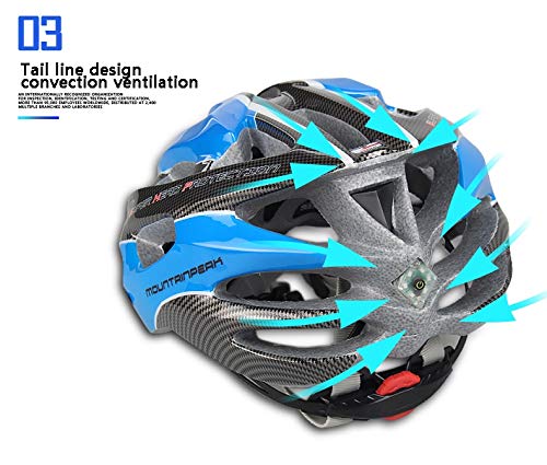 JM- Ciclismo Casco Hombres y Mujeres Bicicleta Casco Bicicleta de montaña Equipo de moldeo Integrado Gran tamaño Seguridad Sombrero de Seguridad (Color : A, Size : M)