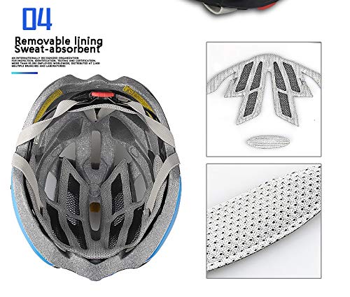 JM- Ciclismo Casco Hombres y Mujeres Bicicleta Casco Bicicleta de montaña Equipo de moldeo Integrado Gran tamaño Seguridad Sombrero de Seguridad (Color : A, Size : M)