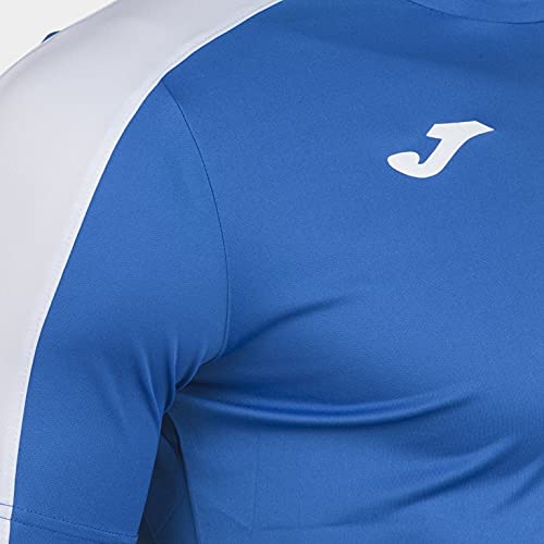 Joma Academy Camiseta Juego Manga Corta, Hombres, Royal Blanco, L