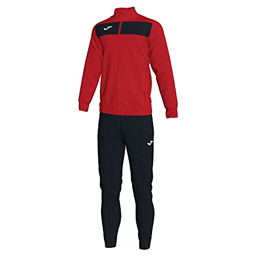 Joma Academy Chandal Caballero, Niños, Rojo-Negro, 6XS