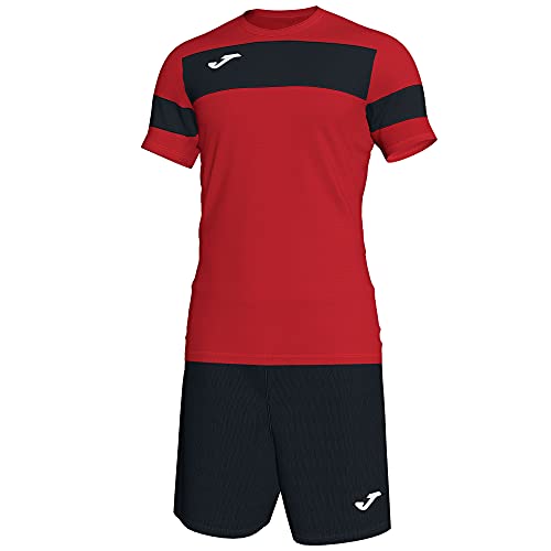 Joma Academy Traje de Entrenamiento, Hombre, Rojo-Negro, M