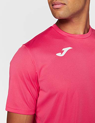 Joma Combi Camiseta Manga Corta, Hombre, Fucsia, L