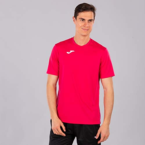 Joma Combi Camiseta Manga Corta, Hombre, Fucsia, L