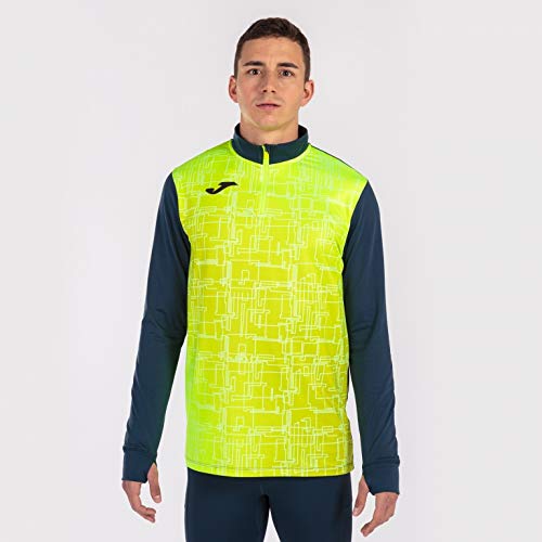 Joma Sudadera sin Capucha Élite VIII Marino Amarillo flúor