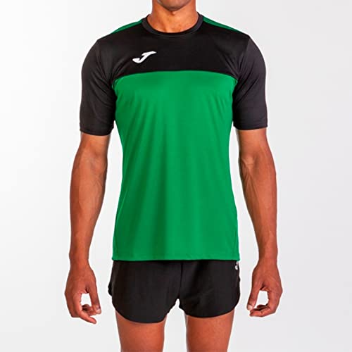 Joma Winner Camisetas Equip. M/C, Hombre, Verde Negro