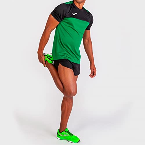 Joma Winner Camisetas Equip. M/C, Hombre, Verde Negro