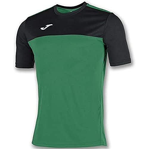 Joma Winner Camisetas Equip. M/C, Hombre, Verde Negro