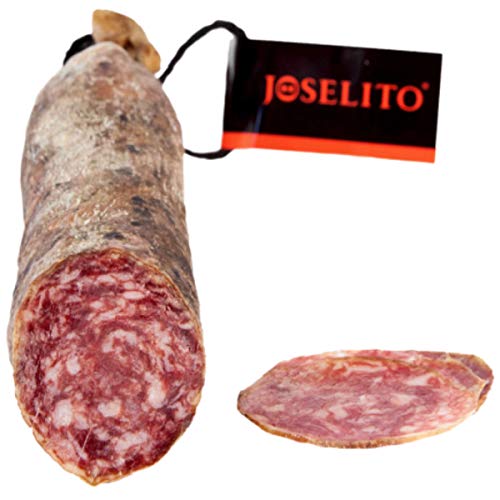 Joselito Salchichón Ibérico de Bellota - Media Barra 600 gramos ✅ Llévate GRATIS unas ricas Alegrías Riojanas J Vela