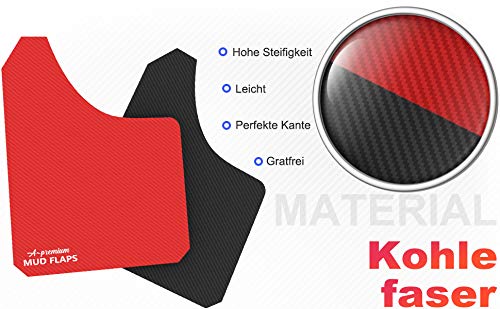 Juego de 4 guardabarros universales para coche, familiar, berlina, SUV, hatchback, Coupe, Cabriolet, MPV, camioneta, camioneta, 39 x 30 cm