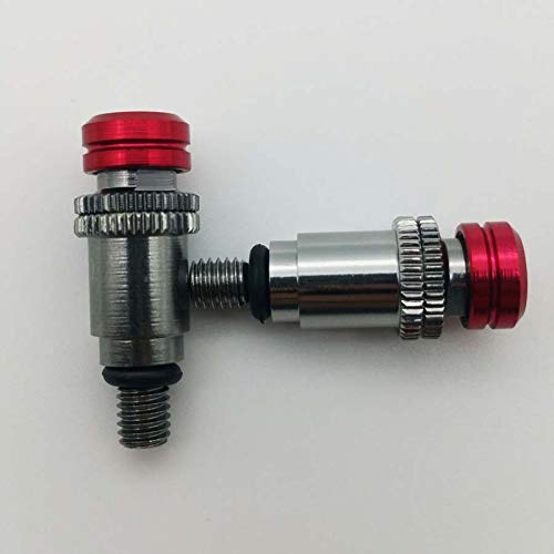 Juego de purgador de horquilla Zeta Dirtfreak para Showa y horquillas Kayaba, color rojo