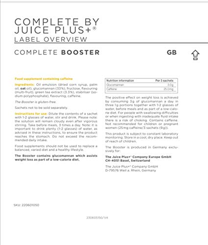 Juice Plus Booster para diez días