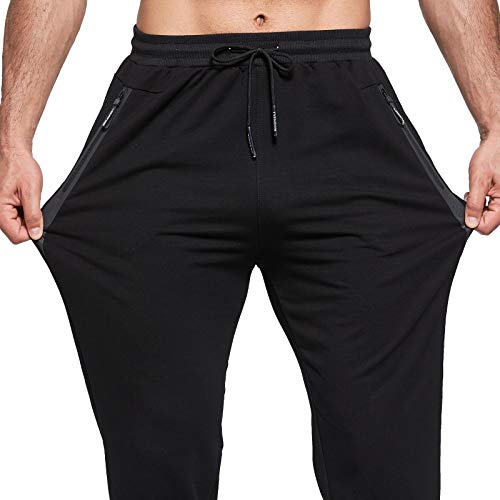 JustSun Pantalon Chandal Hombre Ropa Deportiva Jogger Hombre Pantalones Deporte Running Gris XL