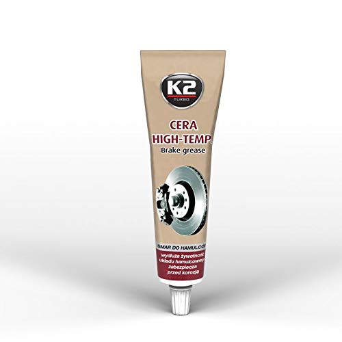 K2 Cera - Pasta lubricante para frenos de alta temperatura, 100 ml