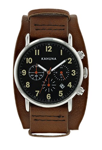 Kahuna Reloj Analógico para Hombre de Cuarzo con Correa en PU AKUC-0060G