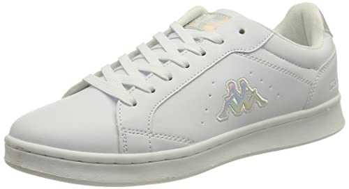 Kappa Asuka Unisex, Zapatillas para Correr de Carretera Adulto, 1017 White Multi, 40 EU