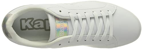 Kappa Asuka Unisex, Zapatillas para Correr de Carretera Adulto, 1017 White Multi, 40 EU