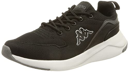 Kappa Darou Unisex, Zapatillas para Correr de Carretera Adulto, 1110 Black White, 43 EU