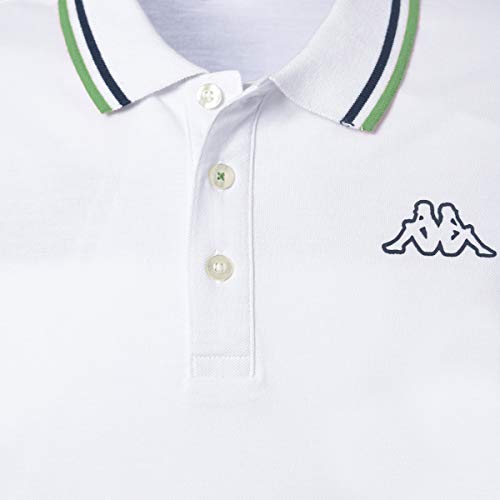 Kappa ESMO Polo, Hombre, Blanco, L