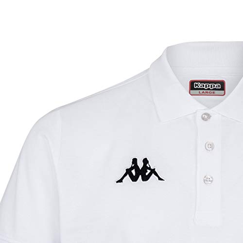 Kappa Peglio Polo, Hombre, Blanco, 4XL