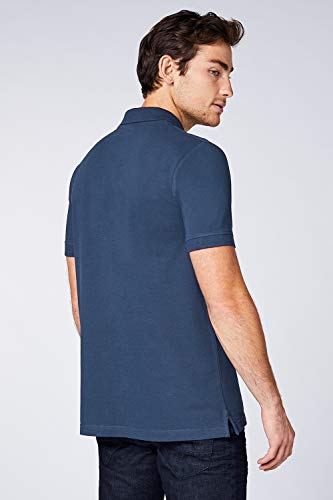 Kappa Polo para hombre Venist en paquete de 2 unidades, camisa polo con logotipo impreso | Polo básico para hombre | Polo de manga corta para deporte, ocio y oficina azul XXXL