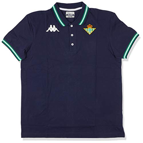 Kappa Zoshi 4 Betis Polo, Hombre, Azul Marino, S