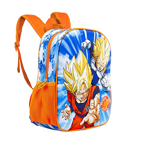 KARACTERMANIA Dragon Ball Super Team-Mochila 3D (Pequeña), Azul, Talla única