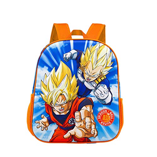 KARACTERMANIA Dragon Ball Super Team-Mochila 3D (Pequeña), Azul, Talla única