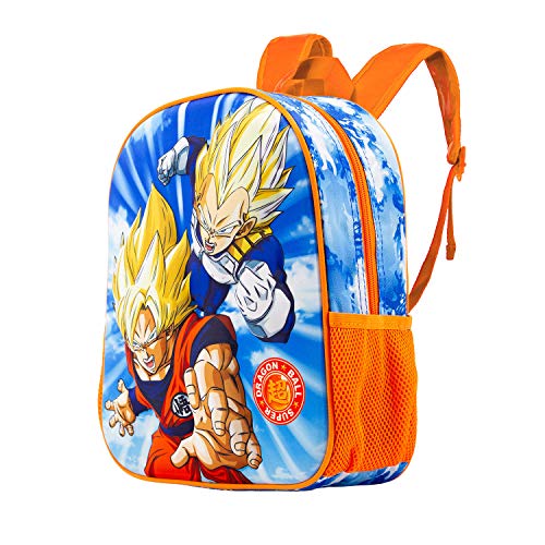 KARACTERMANIA Dragon Ball Super Team-Mochila 3D (Pequeña), Azul, Talla única