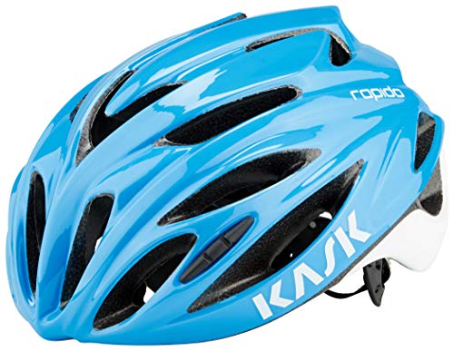 Kask Rapido - Casco, color azul , talla M (52 - 58 cm )