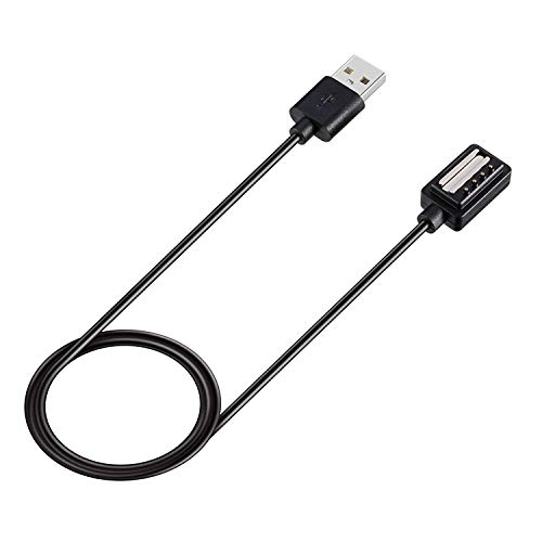 Kaxofang Cable De Potencia De Carga USB Magnético para Suunto 9/ Spartan Ultra/Spartan Ultra HR/Spartan Sport/Spartan Sport HR (3.3 Pies / 100 Cm)