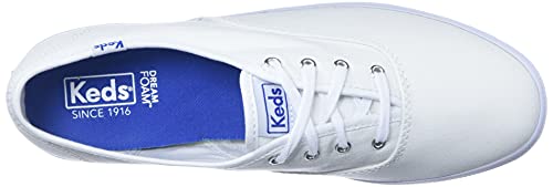 Keds Champion Original Canvas, Zapatillas Deportivas. Mujer, Negro, 39.5 EU