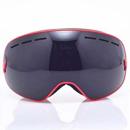 KHKNTO Gafas de esquí, 2020 Gafas de Snowboard de esquí.UV400 Gran Máscara esférica Gafas Esquí Hombres Mujeres Big Vision Profess Snow Ski Eyewear Sci (Color : White)