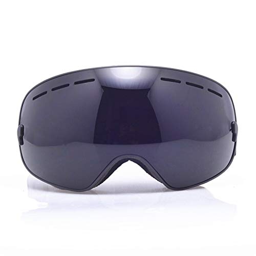 KHKNTO Gafas de esquí, 2020 Gafas de Snowboard de esquí.UV400 Gran Máscara esférica Gafas Esquí Hombres Mujeres Big Vision Profess Snow Ski Eyewear Sci (Color : White)