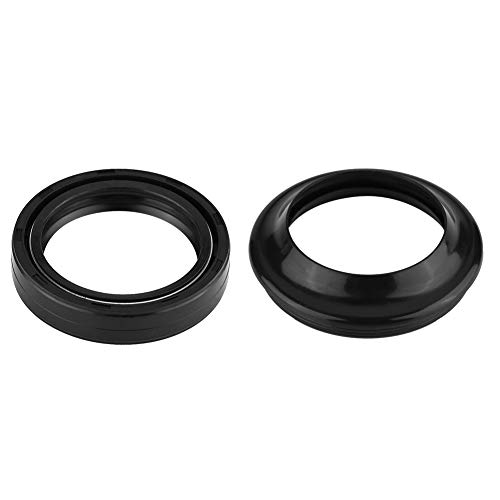 KIMISS Moto Moto Amortiguador de horquilla delantera Kit de sello de aceite y sello de polvo 41 mm x 54 mm x 11 mm Ajuste para GSX750F GSXR750 Material de goma Color negro