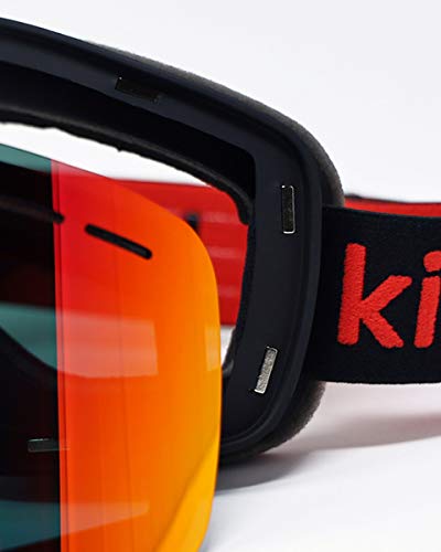 Kimoa - Gafa de Esquí Goggles Lab Azul, Adultos Unisex, Estandár