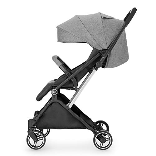 Kinderkraft Silla de Paseo Bebé INDY, Carrito, Plegable, Impermeable, Gris