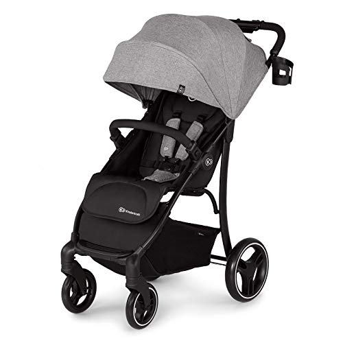 Kinderkraft Silla de Paseo Ligera TRIG, Asiento Amplio y Profundo, Suspensión, Gris