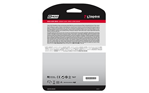 Kingston A400 SSD Disco duro sólido interno 2.5" SATA Rev 3.0, 480GB - SA400S37/480G