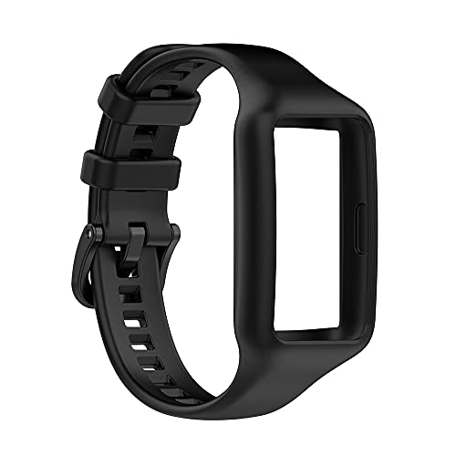 KINKUUN Correas para relojes Compatible con Honor band 6/for Huawei band 6 Pulseras de repuesto.Correa de Reloj.(Negro)