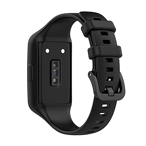 KINKUUN Correas para relojes Compatible con Honor band 6/for Huawei band 6 Pulseras de repuesto.Correa de Reloj.(Negro)