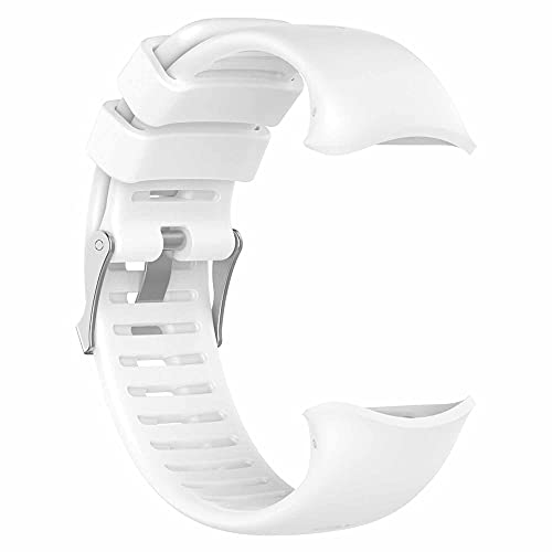 KINKUUN Correas para relojes Compatible con Polar vantage v Pulseras de repuesto.Correa de Reloj.(blanco)