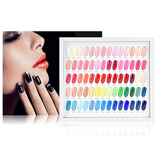 Kit de 120 esmaltes de uñas de gel para manicura profesional VENALISA con base de imprimación de color y capa superior, para uso en salón de uñas UV LED Soak Off Gel Esmalte de uñas Kit de manicura