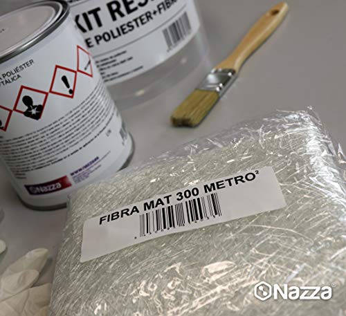 Kit de Resina de Poliéster + Fibra de Vidrio Nazza