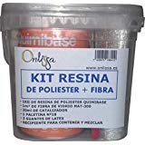 Kit de Resina de Poliéster Quimibase + Fibra De Vidrio