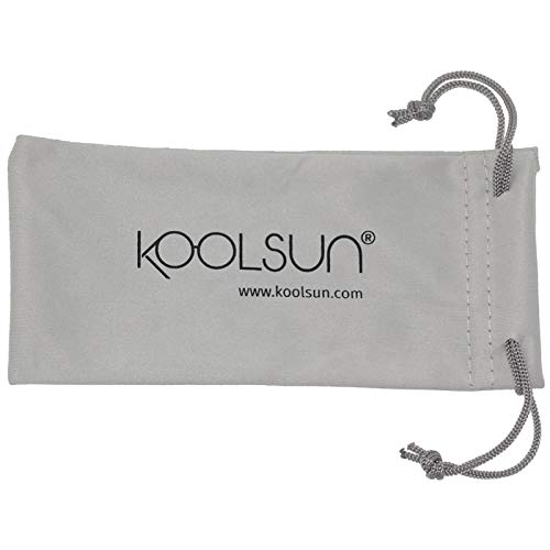 koolsun bebés y niños gafas de sol Wave Fashion, 100% protección UV, Azul, 3-10 años