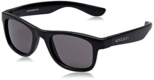 KOOLSUN - Wave - Gafas de sol para niños (1-5 años, negro mate)