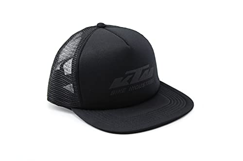 KTM Factory Team - Gorra de malla para camionero, color negro